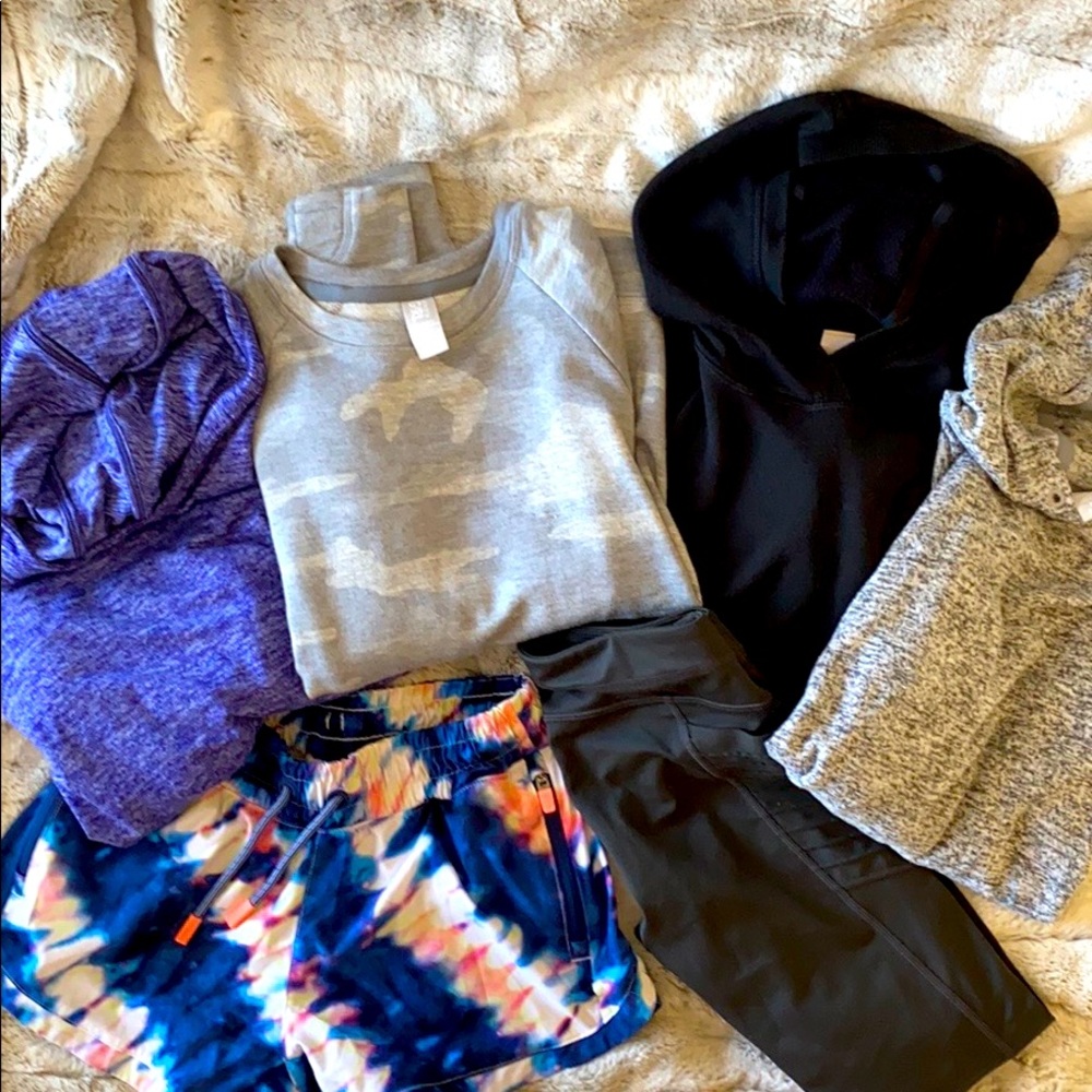 Lot of 6 Athleta Girl Items, size M (8)